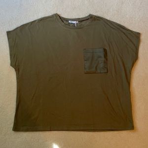 Olive Green Zara T-Shirt
